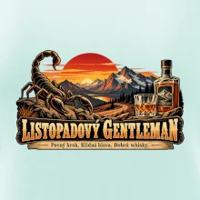 Listopadový gentleman whisky a horský západ slunce