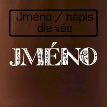 Folklor - jméno - nápis