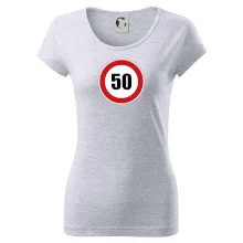 Dopravní značka - omezení rychlosti 50