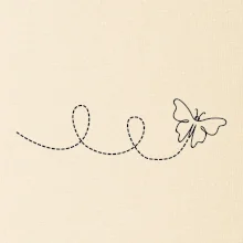 Dráha letu motýla - smyčka