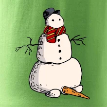 Sněhulák se spadlým nosem