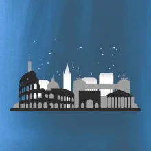 Řím silueta památky