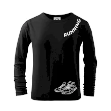 Running nápis šikmo