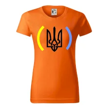 Ukrajina trojzubec s barvami