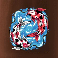 Yin & Yang Koi kapr - červený