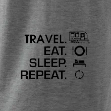 Eat sleep travel - Velký  přívěs