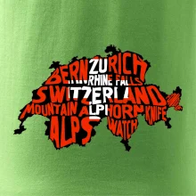 Mapy - názvy měst - Švýcarsko