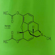 Molekulární struktura Heroin