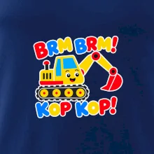 Dětský bagr brm brm kop kop