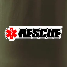 Záchranář rescue kříž červený