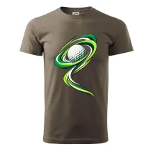 Golfový míček zelená dynamika