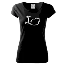 Cyklistka - Mapa Rakouska