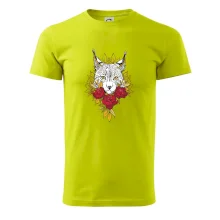 Rys s červenými růžemi  (Pecka design)