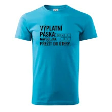 VÝPLATNÍ PÁSKA: Návod, jak přežít do úterý