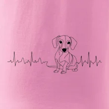 EKG křivka jezevčík