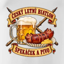 Český letní biatlon špekáček a pivo