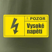 Pozor vysoké napětí