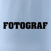 Novinář nápis - Fotograf