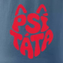 Psí táta nápis v hlavě