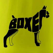 Boxer nápis v těle Boxer nápis v těle