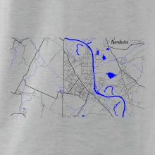 Neratovice - Mapa s vodními toky