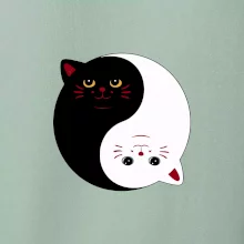 Kočky jin jang barevné