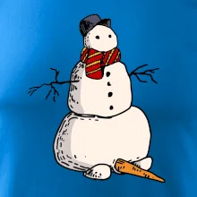 Sněhulák se spadlým nosem