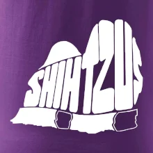 Shih-tzu - nápis v těle