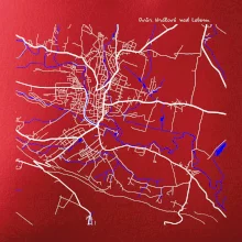 Dvůr Králové nad Labem mapa s vodními toky
