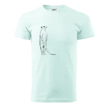 Surikata černá kresba