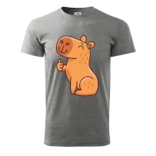 Kapybara s palcem nahoru