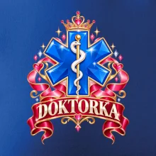 Doktorka - stuhy a kříž