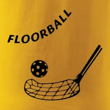 Floorball nápis šikmo