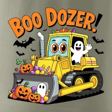 Halloweenský boo dozer