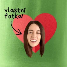 Vlastní fotka v srdci