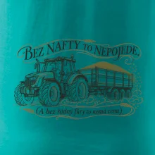 Bez nafty to nepojede traktor s vlekem