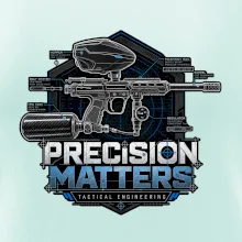 Technický nákres precision matters paintball