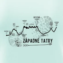 Profil kopca Západné tatry