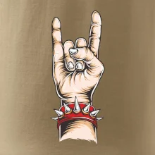 Rocková ruka s náramkem