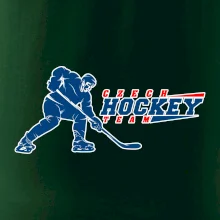 Czech hockey team - hokejista + nápis - Mistrovství světa v ledním hokeji 2025