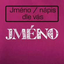 Folklor - jméno - nápis