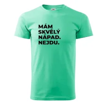 MÁM SKVĚLÝ NÁPAD. NEJDU.
