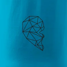 Párovy motiv srdce geometrie - ONA