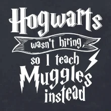 Harry - Hogwarts wasn’t hiring, so I teach Muggles instead