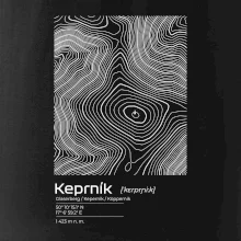 Keprník - vrstevnice v obdélníku