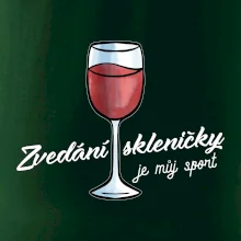 Zvedání skleničky je můj sport