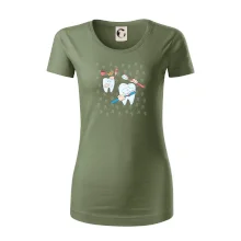 Zubařské tričko - kartáček a jídlo