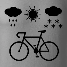 Cyklista za každého počasí