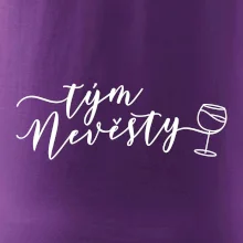 Tým nevěsty červené víno