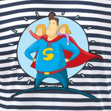 Táta superman - holka a holka
